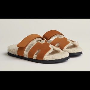 Hermes shearling Chypre